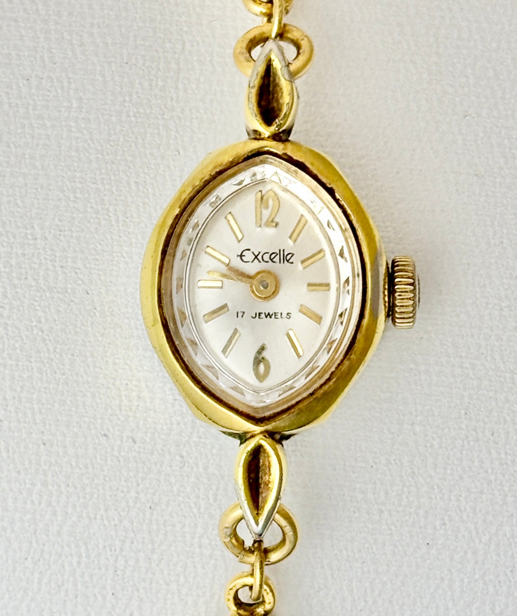 Antique 10K Gold Filled Excelle manual watch